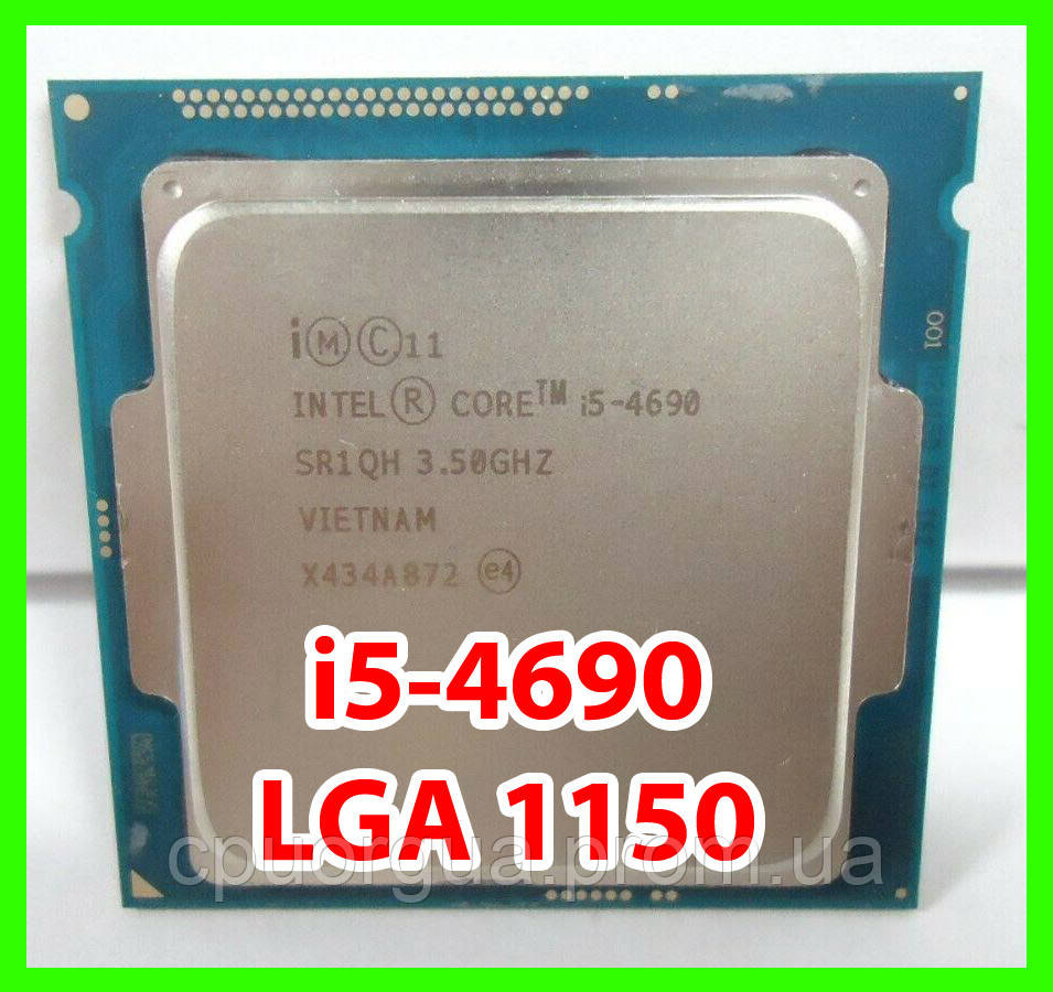 Процесор Intel Core i5-4690 LGA1150 (SR1QH) 4 ядра 3.50-3.90 Ghz / 6M / 5GT/s Haswell