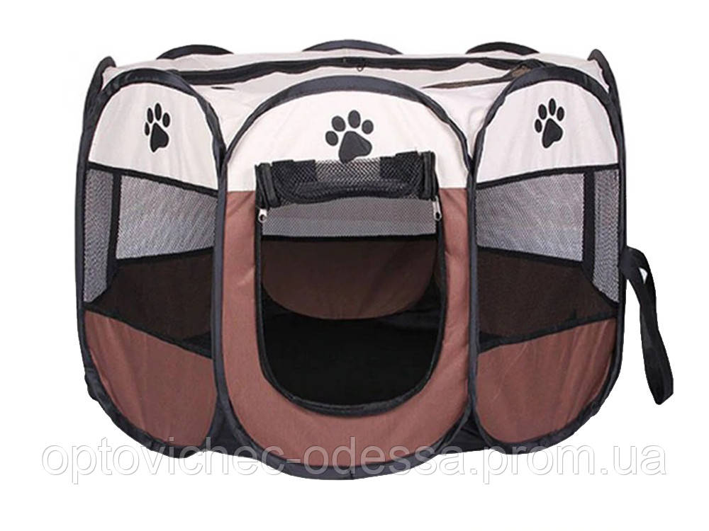 Манеж для собаки та інших тварин 74 см х 43 см Коричневий Хіт продажу ...