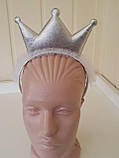 Корона Феї або Принцеси срібна на обручі Kapriss, фото 2