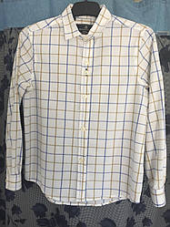 Сорочка дитяча в клітинку довгий рукав