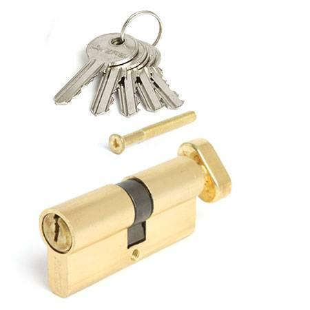 Циліндр Vanger EL-70-C-G золото ключ-вороток, фото 1