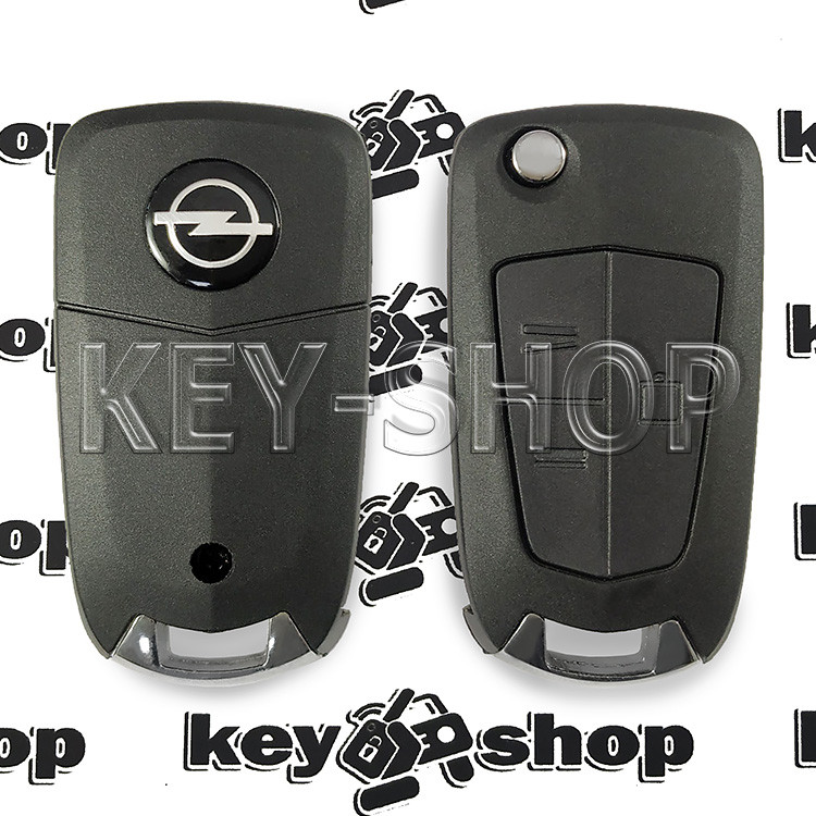 Корпус выкидного ключа для Opel (Опель) 3 - кнопки, лезвие HU46P (под переделку) - фото 2 - id-p34366099