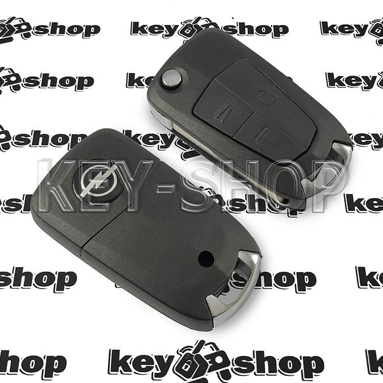 Корпус выкидного ключа для Opel (Опель) 3 - кнопки, лезвие HU46P (под переделку) - фото 3 - id-p34366099