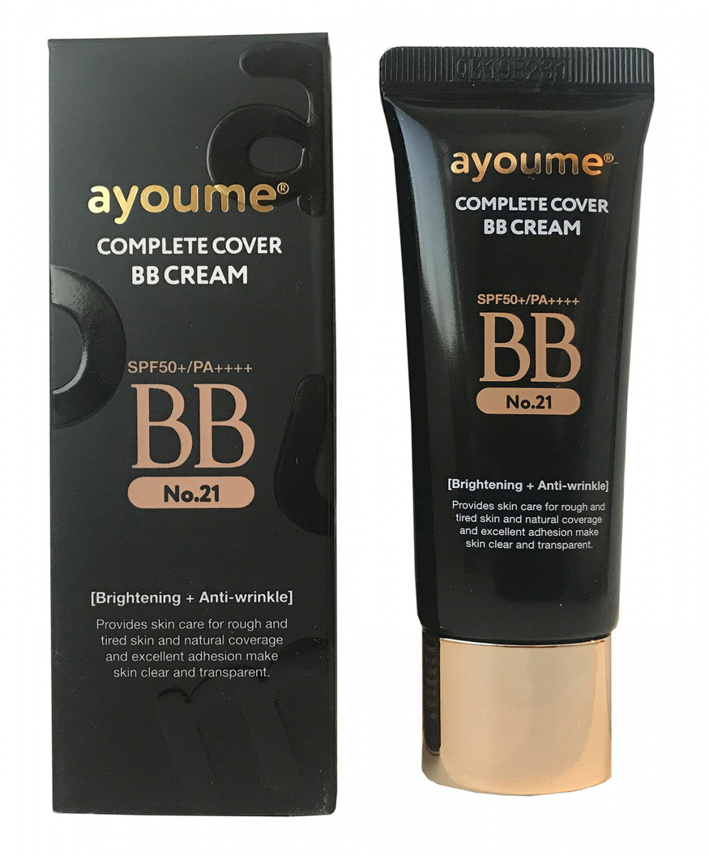 Тональний сонцезахисний BB-крем Ayoume Complete Cover BB Cream SPF50 + PA ++++ Тон 23 20 мл (8809534251771)