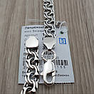 Срібна цепочка зхрестиком чоловіча.Брутальний масивний ланцюжок для чоловіка, фото 9