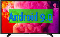 Телевизор Филипс 34" SmartTV (Android 13.0) + FullHD + T2 + USB + HDMI + подарок