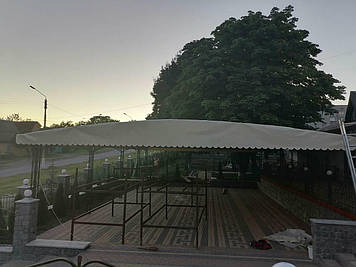 Тент ПВХ - на літній ресторан, кафе Німеччина 680 г/м2.