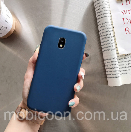 Чохол силіконовий для Samsung Galaxy J7 J730 синій (самсунг галаксі джей 7)