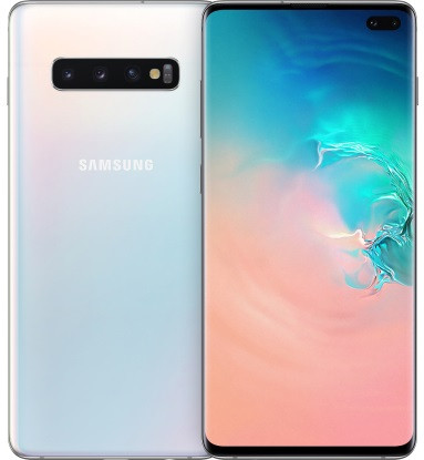 Смартфон Samsung Galaxy S10+ (SM-G975FD) 8/128gb 2sim White, 12+16/10+8Мп, 6,4", Exynos 9820, 4100mAh