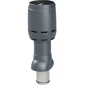 Вентиляційний вихід DN125 термоізольований з ковпаком, 125/И3/500 FLOW Сірий, 500