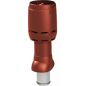 Вентиляційний вихід DN125 термоізольований з ковпаком, 125/И3/500 FLOW Червоний, 500