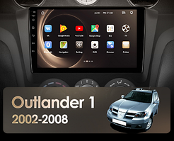 Junsun 4G Android магнітолу для Mitsubishi Outlander 1 2002 — 2008
