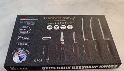 Набір ножів 6 предметів German Family GF-02