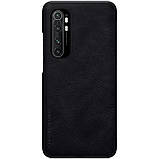 Nillkin Xiaomi Mi Note 10 Lite Qin leather Black case Чохол Книжка, фото 3