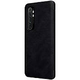 Nillkin Xiaomi Mi Note 10 Lite Qin leather Black case Чохол Книжка, фото 4