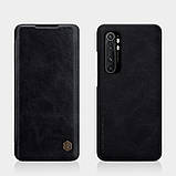 Nillkin Xiaomi Mi Note 10 Lite Qin leather Black case Чохол Книжка, фото 5