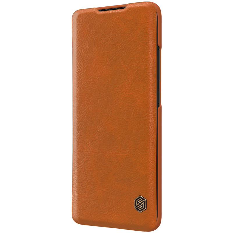 Nillkin Xiaomi Mi Note 10 Lite Qin leather Brown case Чохол Книжка