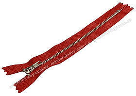 Блінія джинсова Тип 4,5 18см нероз'ємна колір Червоний 519 зубі нікель