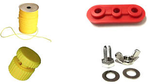 Шнури, троси, затискачі