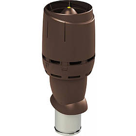 160/ИЗ/500 FLOW Вентиляційний вихід ізольований з ковпаком FLOW P-160 500, Коричневий