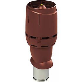 160/ИЗ/500 FLOW Вентиляційний вихід ізольований з ковпаком FLOW P-160 500, Червоний