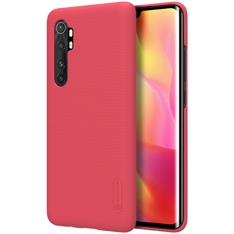Nillkin Xiaomi Mi Note 10 Lite Frosted Shield Red Чохол Накладка Бампер, фото 1