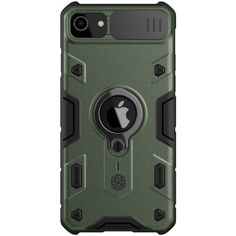 Nillkin iPhone SE (2020) / 7 / 8 CamShield Armor Case Green Чохол Накладка Бампер