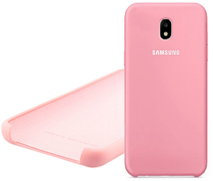 Чохол Silicone Case для Samsung Galaxy J7 J730 рожевий (самсунг галаксі джей 7)