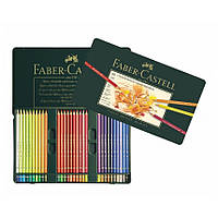 Цветные карандаши Faber-Castell Polychromos 60 цв металл.коробка