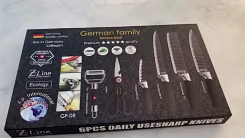 Набір ножів 6 предметів German Family GF-08