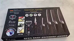 Набір ножів 6 предметів German Family GF-08