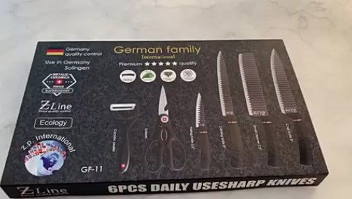 Набір ножів 6 предметів German Family GF-11