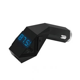 Автомобільний FM модулятор N8s | Авто FM трансмітер з Bluetooth Black