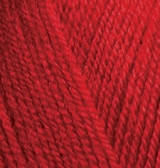 Нитки пряжа для в'язання акрилова SEKERIM BЕBЕ Шекерім бебі № 106 - темний червоний