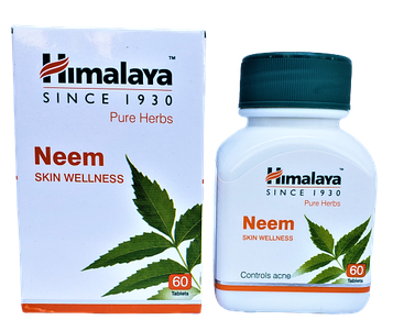 Ним, 60 tab — прищі, очищення шкіри та крові, шкірні алергії та інфекції