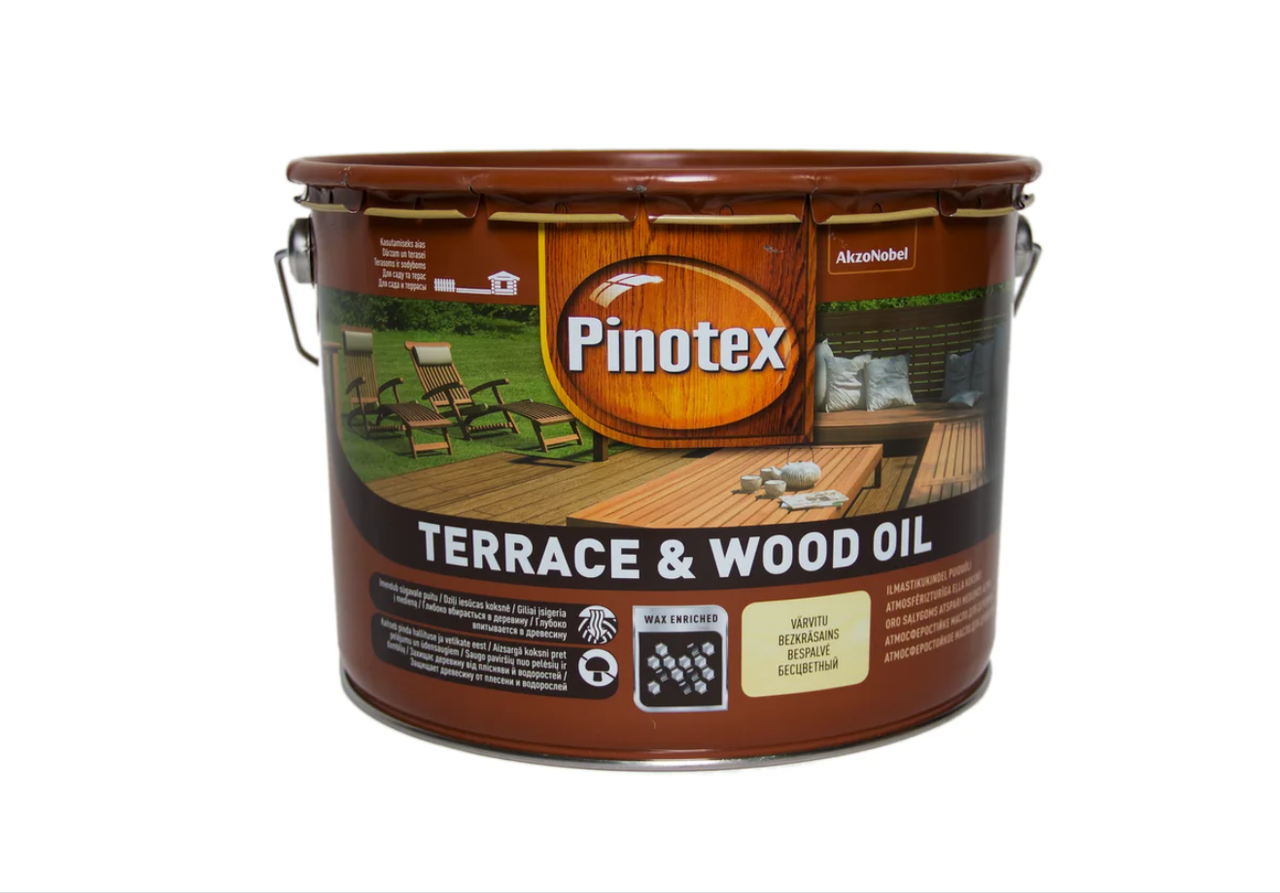 Деревозащитное масло Pinotex Wood&Terrace Oil 1л (Пинотекс Вуд Анд Террас Оил) - фото 3 - id-p513493203