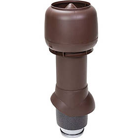 Вентиляційний вихід термоізольований h 500мм P-125/500, 125/ІЗ/500 Коричневий RAL8017 RR32