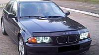 Дефлектор капота (мухобойка) BMW 3 серии (46 кузов) 1998-2001