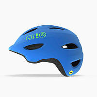 Детский велосипедный шлем Giro Scamp MIPS Cycling Helmet Matte Blue Lime XS (45-49cm)