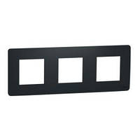 Рамка 3-поста Studio Unica New (антрацит)