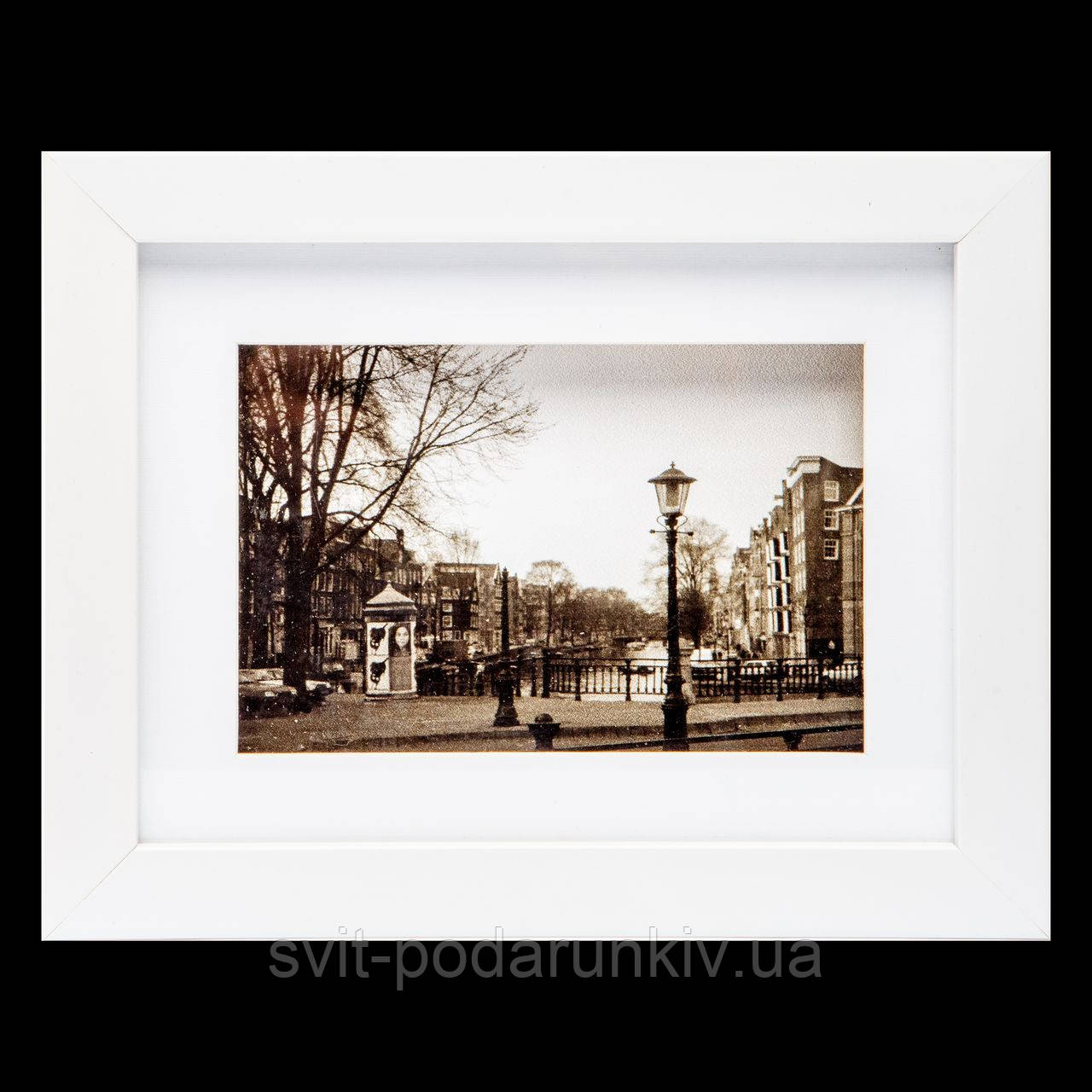 Картина із зображенням у ретростилі 18*23 B-77-39 (білий), фото 1