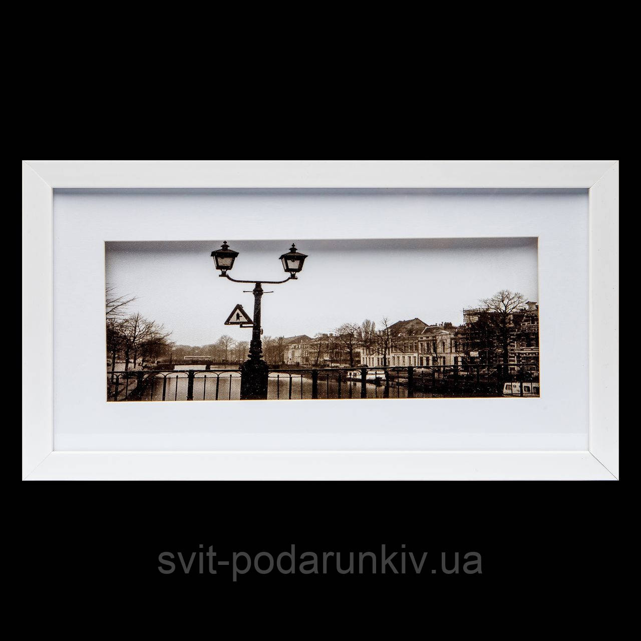 Картина на стіну в ретростилі 23*43 B-80-16 (білий), фото 1