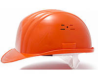 Каска строительная (оранжевая). Каска защитная.