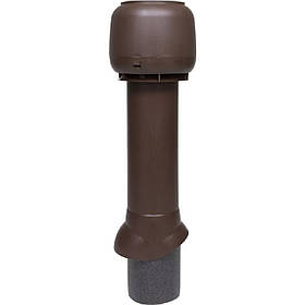 125/ІЗ/700 Вентиляційний вихід ізольований 700мм + ковпак P-125/700 Vilpe Коричневий