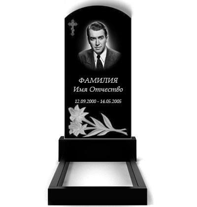 Пам'ятник на могилу із граніту (120*60*5) Р-68