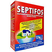 Біопрепарат для вигрібних ям, септиків, вуличних туалетів Septifos 1,2 кг (пакет із міркою)