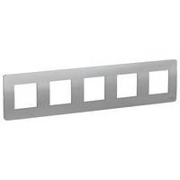 Рамка 5-постов Studio Unica New (алюміній)