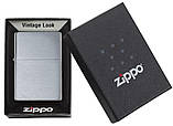 Запальничка Zippo 230 Classic Brushed Chrome, фото 4