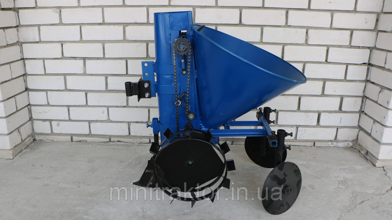 Саджалка картоплі для мотоблока однорядна 35 літрів, фото 1