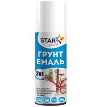 Емаль-грунт 2 в 1 аерозольна STAR Paint 400мл сіра №17
